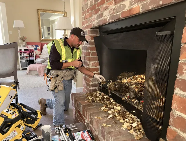 Safe screening installation by Ellington Chimney Sweep in Ellington, CT