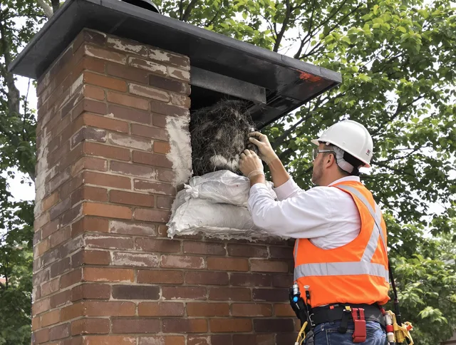 Humane removal of debris and animals by Ellington Chimney Sweep in Ellington, CT