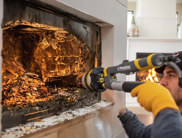 Professional chimney cleaning by Ellington Chimney Sweep in Ellington, CT