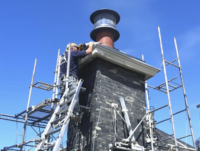 Sturdy chimney crown finished by Ellington Chimney Sweep in Ellington, CT