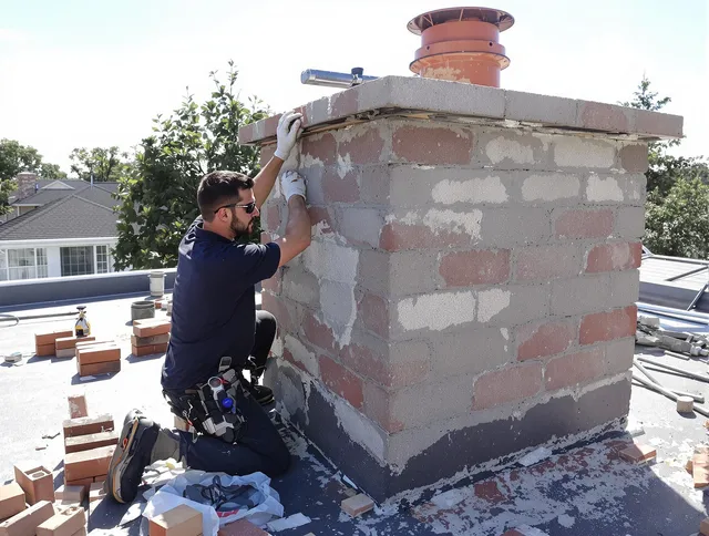 Advanced chimney repair process by Ellington Chimney Sweep in Ellington, CT